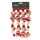 thumbnail image 1 of Bola de caramelo Garland Kurt S. Adler con purpurina roja y blanca de 6 pies, 1 of 2