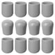 thumbnail image 1 of Tapones para patas de silla plegable Gluposti, nylon gris, 22 mm (paquete de 12), 1 of 9