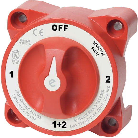 Interruptor de batería Blue Sea Systems E-series Selector 9001E
