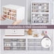 thumbnail image 5 of Organizador de almacenamiento para escritorio MYKASEN con 9 cajones transparentes, 5 of 7