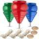 thumbnail image 1 of Juego de trompos YAJUA Classic de madera con bolsa, 3 unidades, 1 of 6