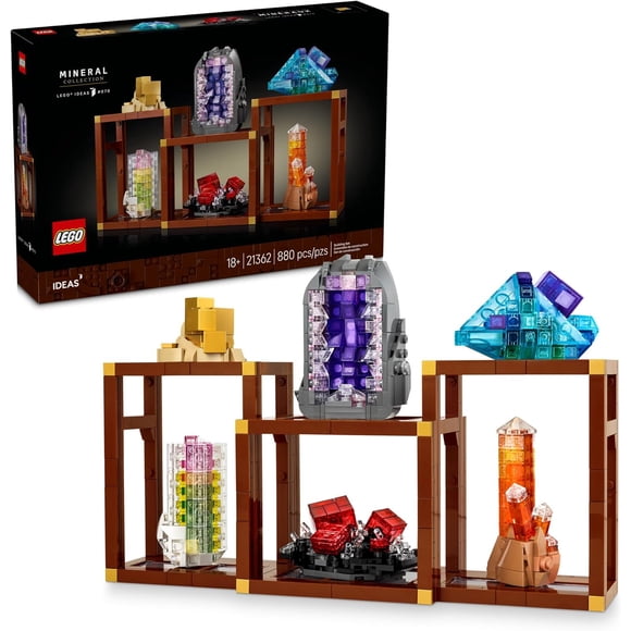 LEGO Ideas Colección Mineral Set de exhibición