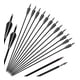 thumbnail image 1 of Flechas Carbono De 80cm 12 Unidades Para Articulos De Caza Negro, 1 of 10