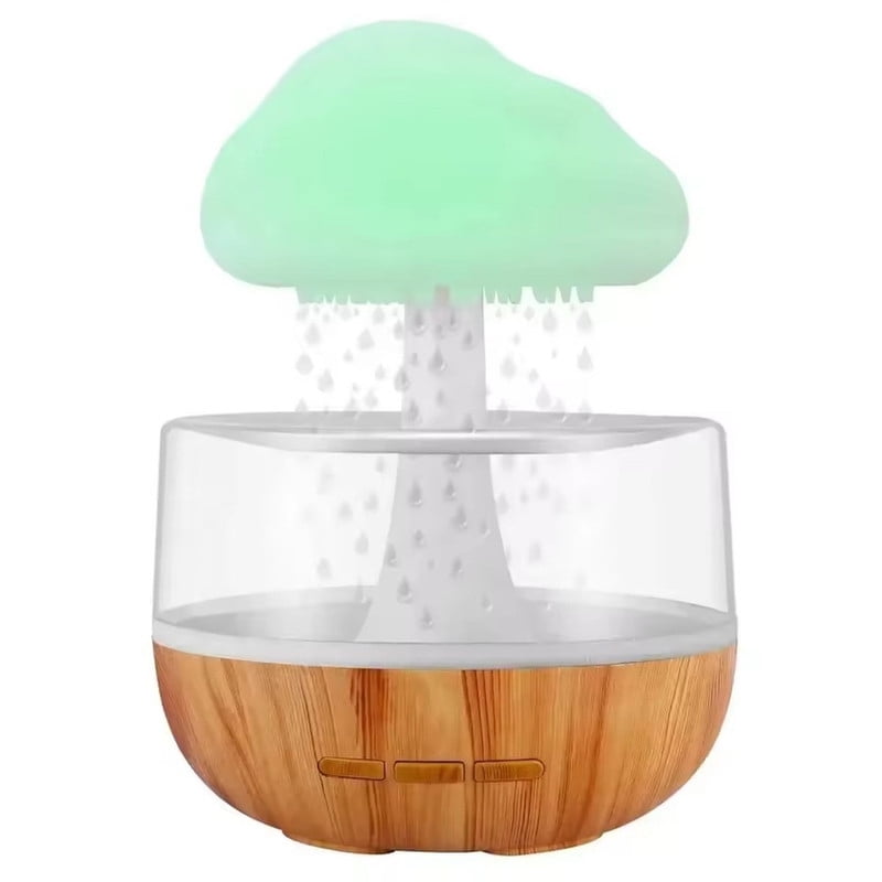 Genérico - Humidificador Nube Lluvia Dormitorio Relajante Luz Agua Rondon