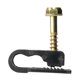 thumbnail image 1 of Cable Clips Skywalker, doble cable, tornillo flexible, negro, 100P, 1 of 6