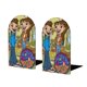 thumbnail image 1 of Maya y Miguel Sujetalibros decorativos temáticos, tope para estantería con base antideslizante, uso dual para hogar y oficina - 2 piezas, 1 of 6