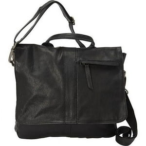 Cartera Crossbody Sharo Cuero Negro