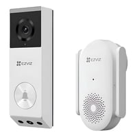 Ezviz - Timbre Video Portero Inteligente Batería Ep3X 2K Blanco 19X12X10