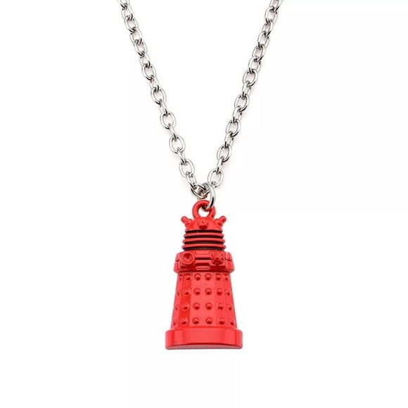 Collar Animewild Doctor Who Dalek de acero inoxidable