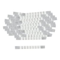 Magideal - Tiras De Silicona Para Colgar 100 Piezas Con Colgadores Automáticos , Claro 6X70Mm