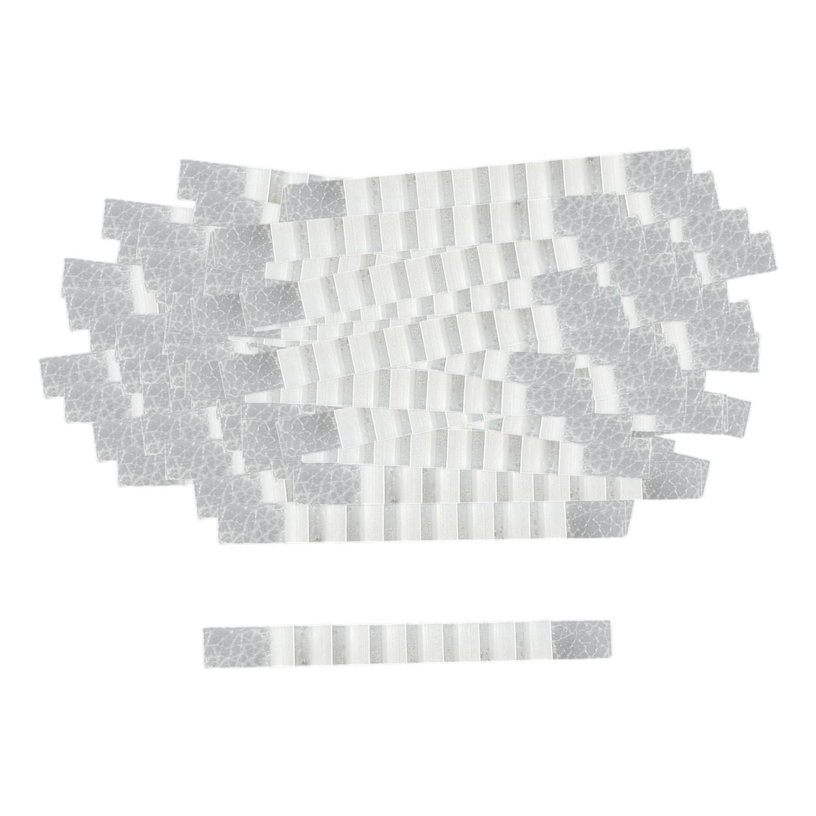 Magideal - Tiras De Silicona Para Colgar 100 Piezas Con Colgadores Automáticos , Claro 6x70mm