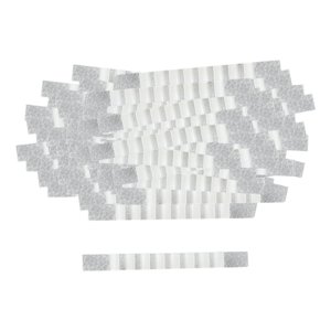 Magideal - Tiras De Silicona Para Colgar 100 Piezas Con Colgadores Automáticos , Claro 6X70Mm