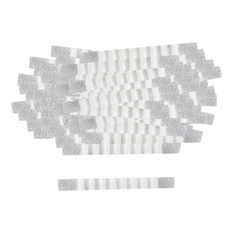 Magideal - Tiras De Silicona Para Colgar 100 Piezas Con Colgadores Automáticos , Claro 6X70Mm