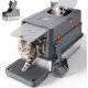 thumbnail image 1 of FURTIME Stainless Steel Litter Box with Lid, Enclosed Metal, 1 of 3