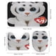 thumbnail image 3 of Beanie boos-theme 4-Piece Shower Curtain Set with Rugs, Waterproof Bathroom Decor Set Includes Bath Mat, U-Shaped Rug, Toilet Lid Cover and Curtain with Hooks, 3 of 6
