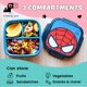 thumbnail image 2 of Bento Box Yoobi x Marvel Spider-Man con 3 compartimentos y bolsa de hielo, 2 of 7