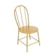 thumbnail image 5 of Simulación 1/6 Escala Casa De Muñecas Mini Modelo Metal Comedor Silla Aureate, 5 of 5
