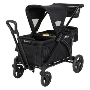 Baby Trend - Carro Paseo Wagon Coche Doble Muv 2 En 1 Black