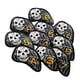 thumbnail image 2 of 10 Unids Pu Cuero Impermeable Iron Club Protector Golf Head Covers Golfista Gift, 2 of 5