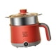 thumbnail image 1 of Olla Eléctrica Para Cocinar Al Vapor, Olla Para Cocinar Ramen, Para Arroz Frito, Color Gris Y Rojo, 1 of 5