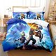 thumbnail image 1 of Ratchet Clank Rift Apart Bedding Set Bed Set Adult Kid Bedroom Duvet cover Set, 1 of 5