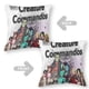 thumbnail image 2 of Comandos Criatura Fundas de almohada de terciopelo con tema, regalos de funda de almohada, decoración para el hogar, cojín de lanzar, regalo de cumpleaños para fans y parejas.66*66cm., 2 of 6