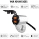 thumbnail image 4 of DEALPEAK Waterprode 12V Motocycle QC3.0 Cargador USB dual Pots Adaptador de corriente con voltímetro digital para teléfonos inteligentes, tabletas y GPS (color negro/blanco opcional), 4 of 7