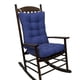 thumbnail image 1 of Cojín para silla mecedora Pasrdqoyp para interior/exterior, azul marino, 1 of 7