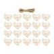 thumbnail image 3 of 20 Piezas Adornos Colgantes Para El Día De La Madre, Regalo Para Mamá, Rodajas De Madera En Forma De Corazón Para Cumplea?os, 3 of 5