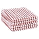 thumbnail image 1 of REGALWOVEN 6 Paquete de Toallas de Cocina Finas a Cuadros de Algodón Paños de Cocina Rojos 11" x 16", 1 of 7