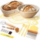thumbnail image 1 of Cestas para Fermentar Pan DOYOLLA Set Oval 25 cm y Redonda 22 cm, 1 of 6