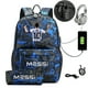 thumbnail image 1 of Messi Backpack Boys Girls Laptop Capacity School Bag Usb Charging Anti Theft and Waterproof Canvas Casual Mochilas, 1 of 3