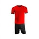 thumbnail image 1 of Uniforme De Futbol Infantil Mizar Negro y Rojo Talla 16, 1 of 2