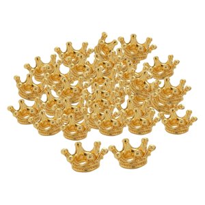 Bothyi - 50 Colgantes Encantadores De Corona 3D Para Collar, Manualidades, Fabricación De Joyas, Estilo C