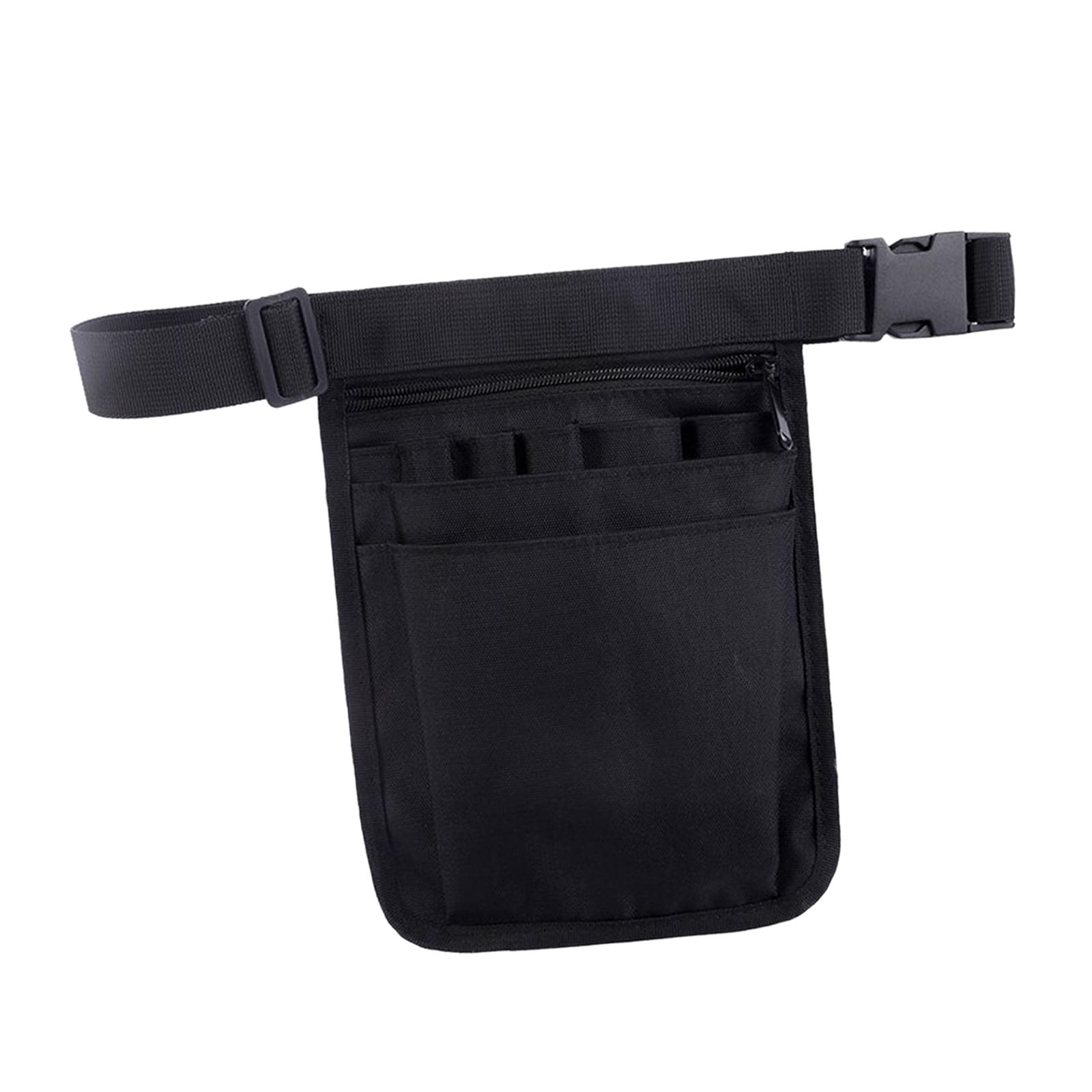 Ioensy - Riñonera Para Enfermera, Cinturón Organizador De Cintura Para Suministros De Emergencia, Uso De Enfermera, Color Negro