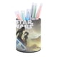 thumbnail image 1 of Un Nuevo Amanecer-theme Cylinder Pen Holder Pencil Organizer with Flannel Lining PVC Leather Material Cardboard Base for study work 10*8CM, 1 of 6