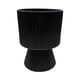 thumbnail image 2 of Macetero Maceta Ceramica Estilo Nordico Negro Base Conica, 2 of 7