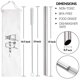 thumbnail image 2 of Pajilla de Acero HIWARE 25 cm Ancha - Pack de 2 + Cepillo, 2 of 7