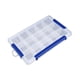 thumbnail image 4 of Caja Organizadora Transparente, Contenedor Portátil Multiusos Para Arte, Bricolaje, Tornillos, Cuentas, 15 Cuadrículas Grandes, 4 of 5