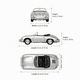 thumbnail image 4 of Auto Porsche 356B Escala 1:60 - Welly, 4 of 5