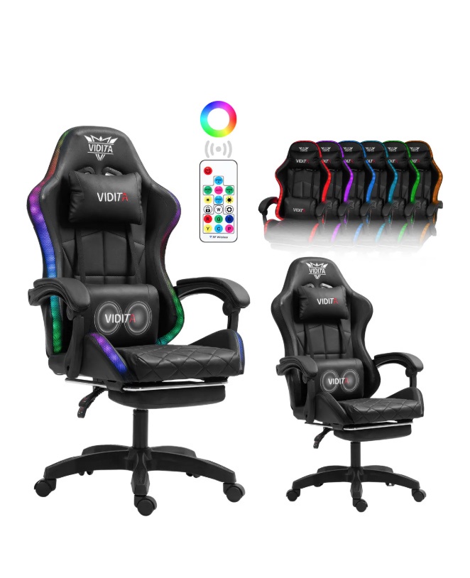 Riqui - Silla Gamer Negra