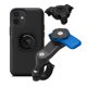 thumbnail image 1 of Kit Quad Lock Moto con soporte para móvil y amortiguador – iPhone 12 Mini, 1 of 9