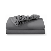 Genérico - Sabana Bajera Ajustable Aura Zeus 1.5 Plaza Color Gris