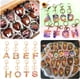 thumbnail image 4 of 2 Moldes Chocolate Moldes De Silicona Molde Doble Abecedario Marrón, 4 of 10