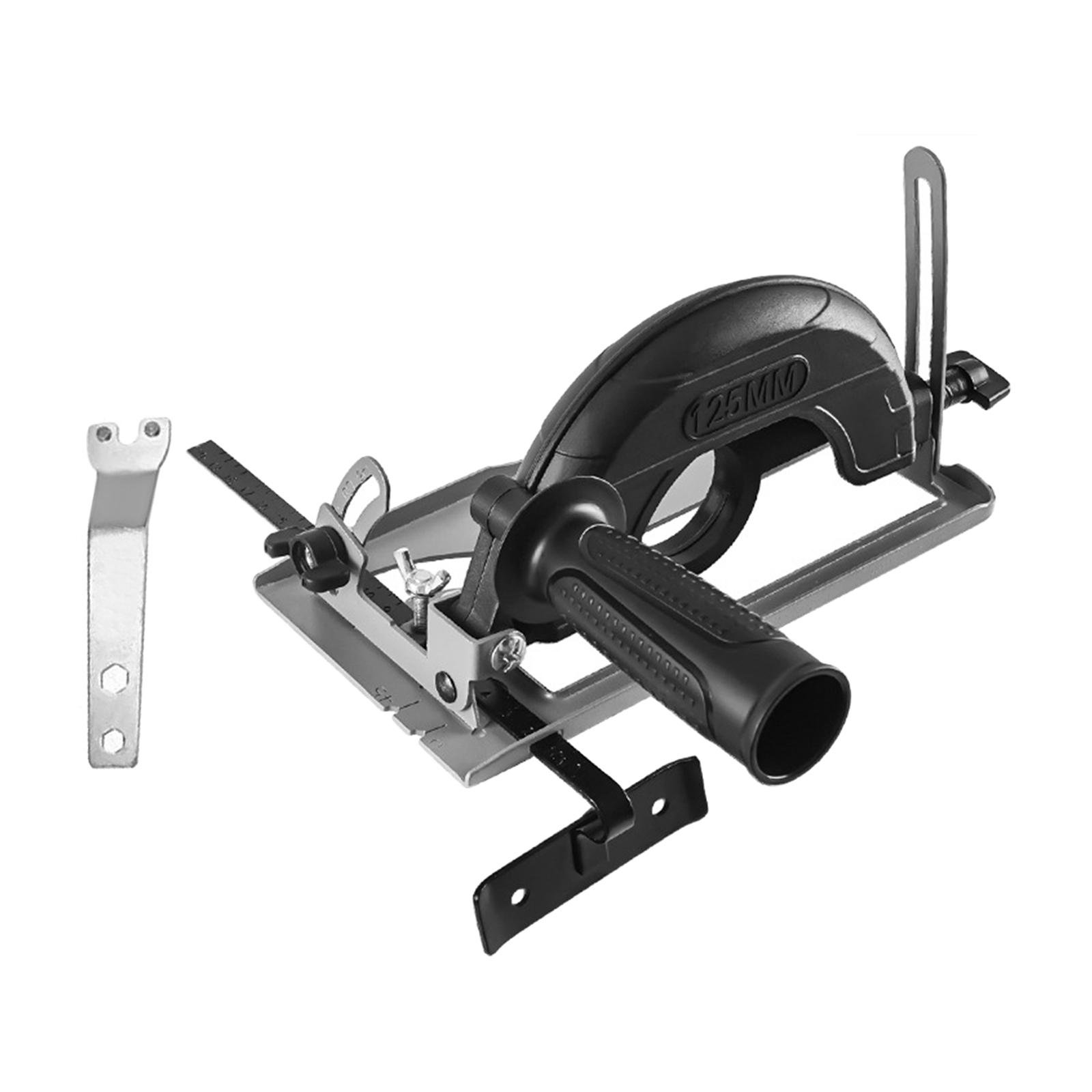 Magideal - Base De Máquina Pulidora De Colector De Corte De Cubierta De Polvo De Soporte De Ángulo Para Herramienta De Máquina De Corte De Ángulo #125 3 Piezas