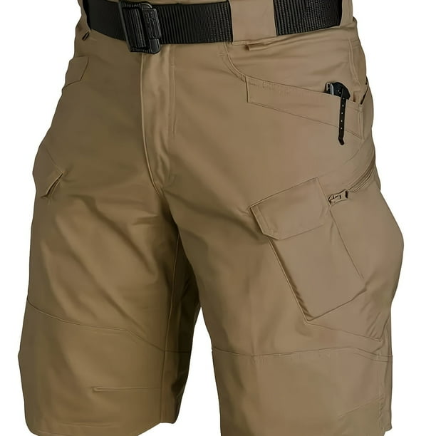 Men's Multi-Pocket Tactical Shorts Multi-Purpose Cargo Shorts Outdoor Waterproof Hiking Track Shorts