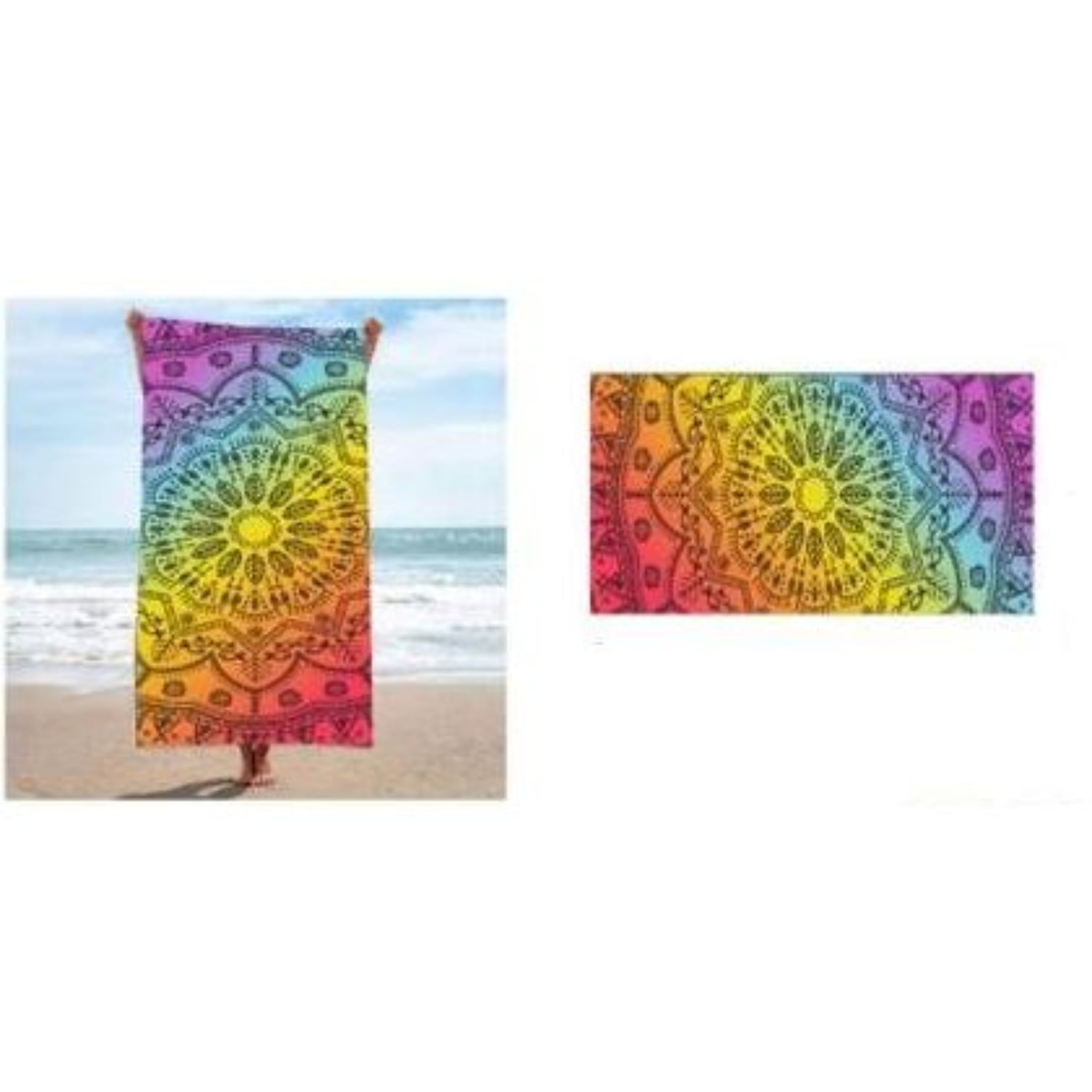 Genérico - Toalla De Playa Para Piscina Camping Playa 70cm X 140cm