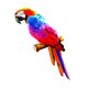 thumbnail image 3 of Figuritas De Loros Artificiales Estatua Animal Para Boda Al Aire Libre Ornamento Estilo D, 3 of 5