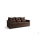 thumbnail image 2 of Sofa Budapest 3C Tela Chocolate, 2 of 3