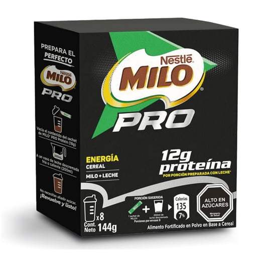 Saborizante De Leche Proteína 144 g Milo